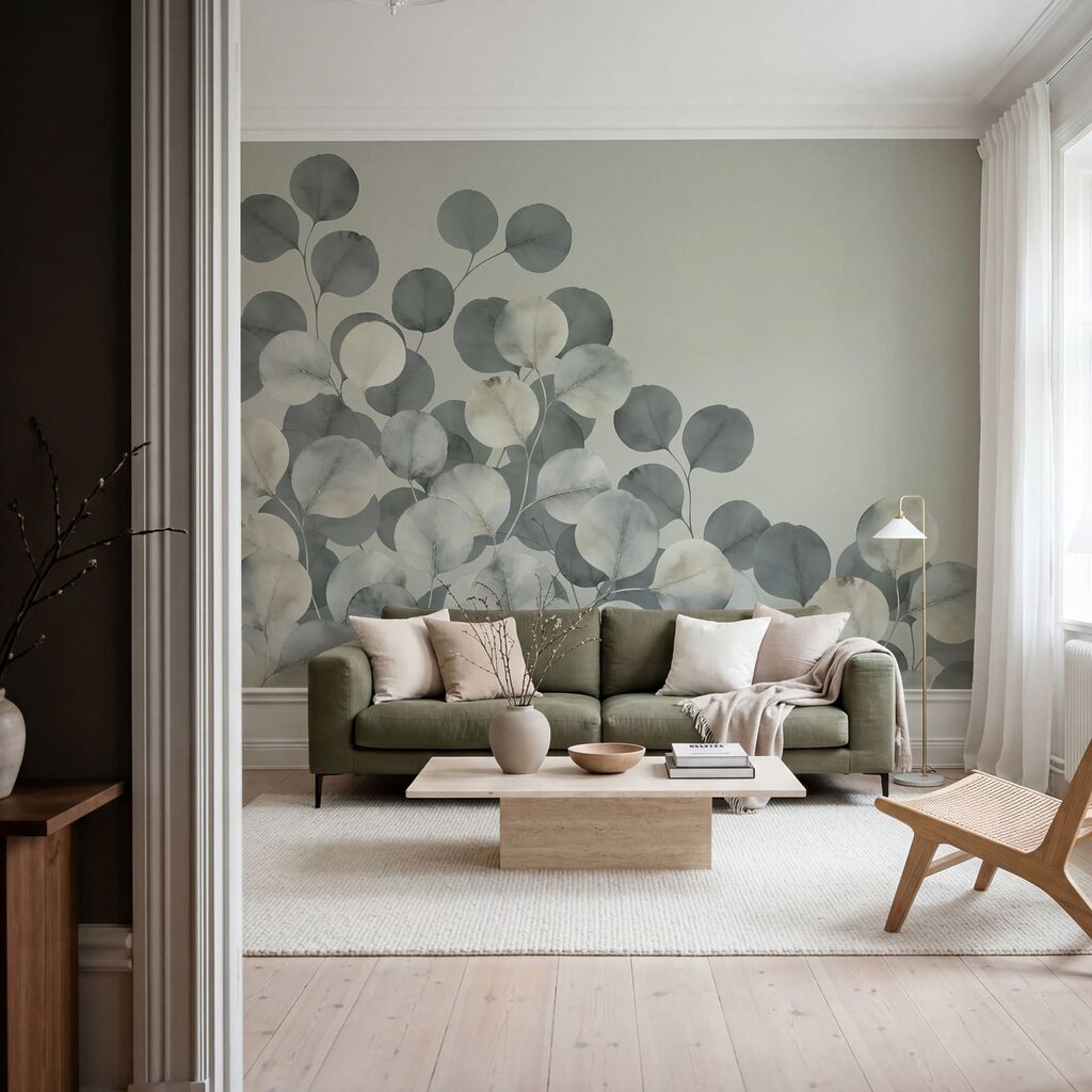 Ronde blaadjes in laagjes — interieur 2