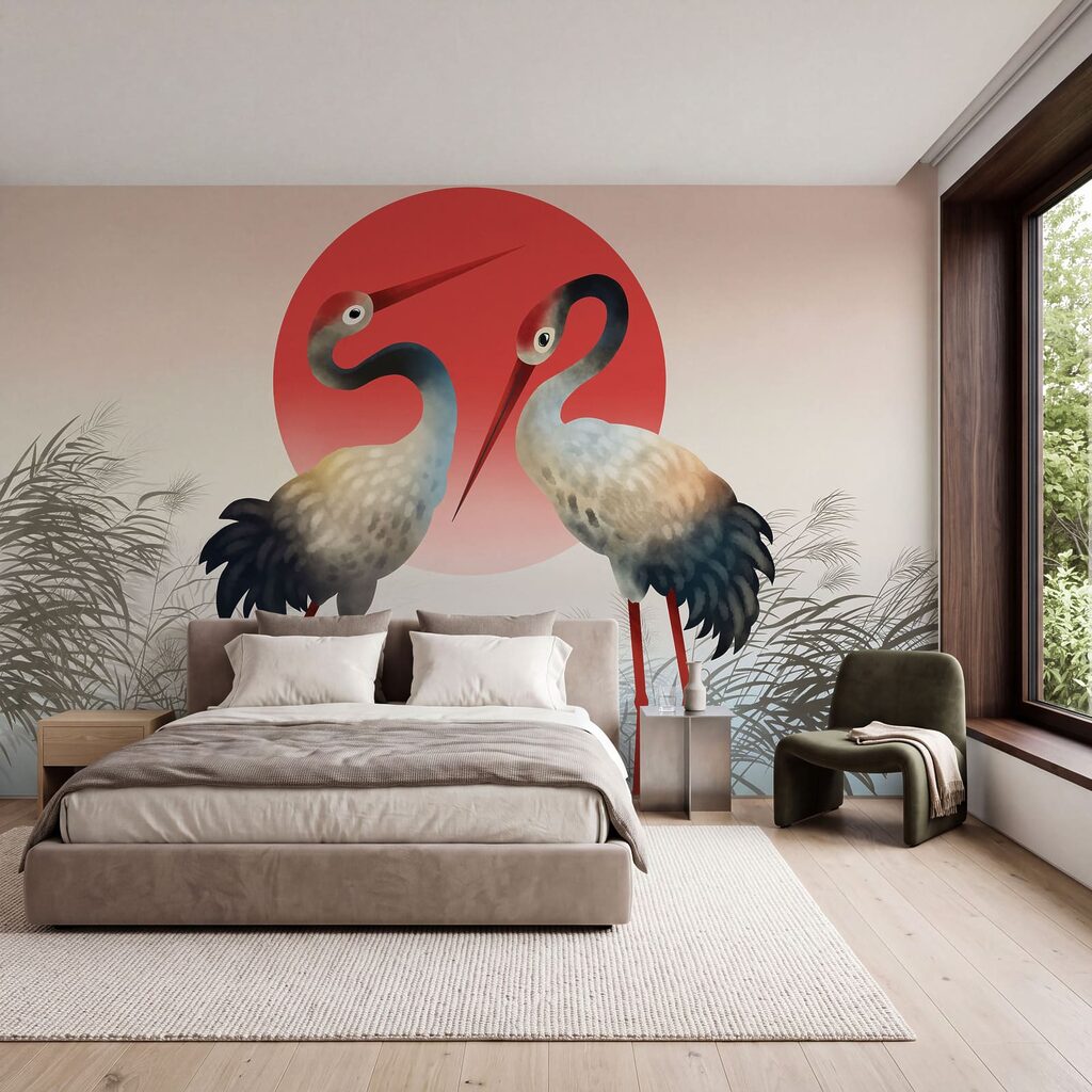 Twee vogels voor avondrood — interieur 2