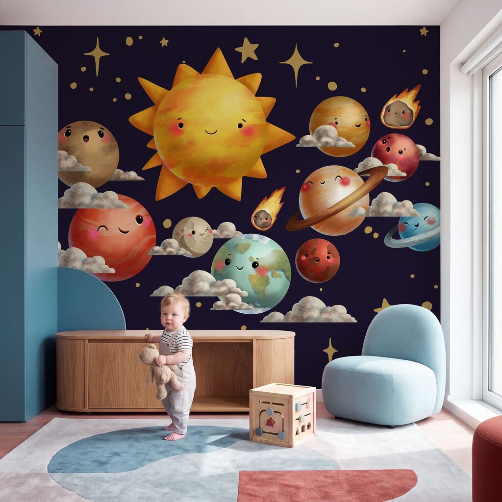 Planeten rond een zonnetje — interieur 3