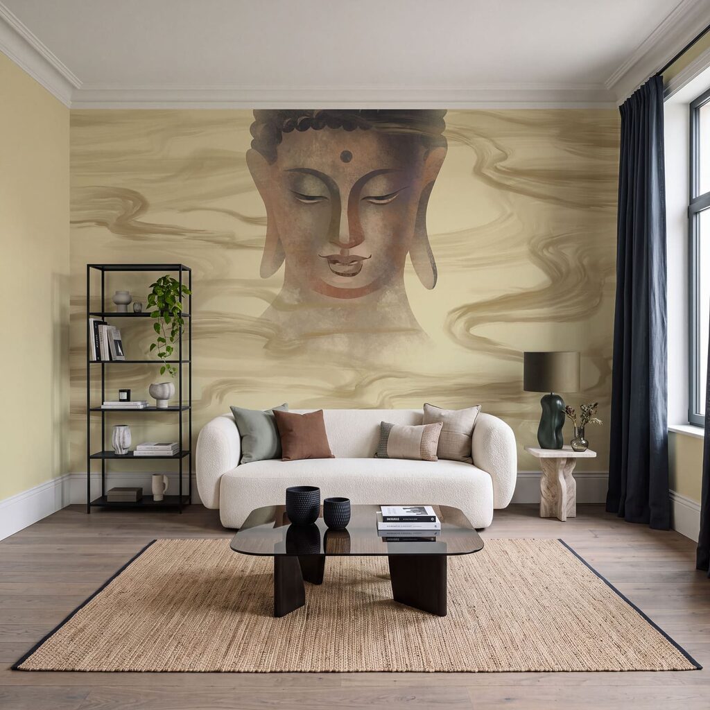 Boeddha tussen gouden stromingen — interieur 2