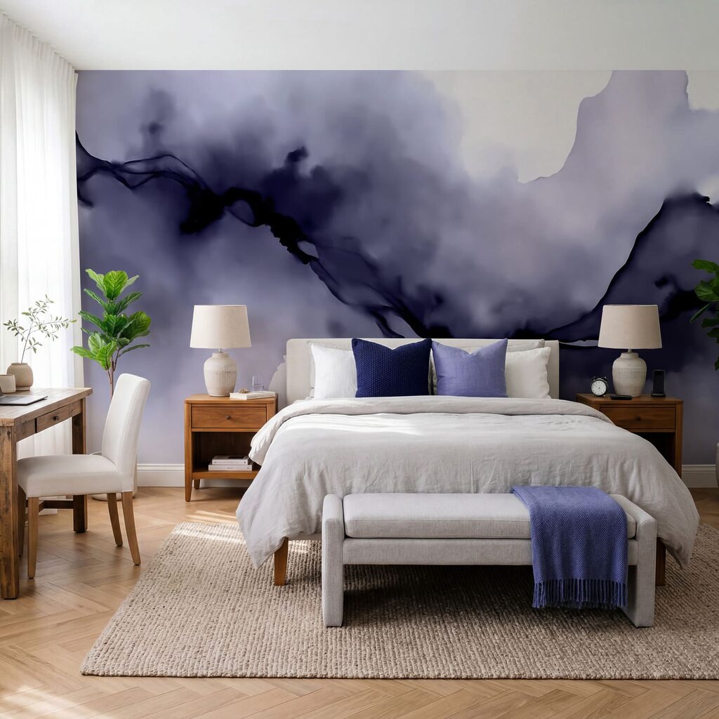 Donkere stroom door waterverf — interieur 2