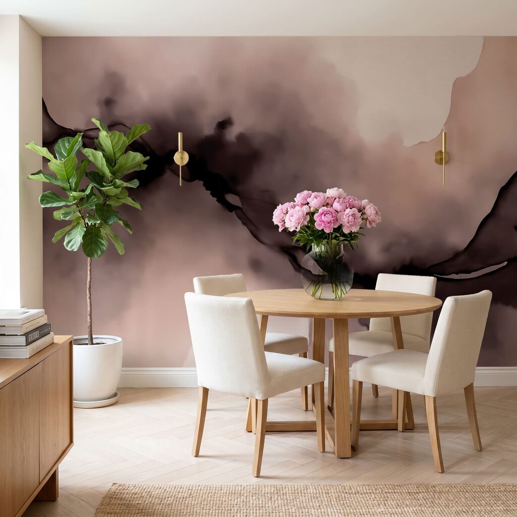 Donkere stroom door waterverf — interieur 3