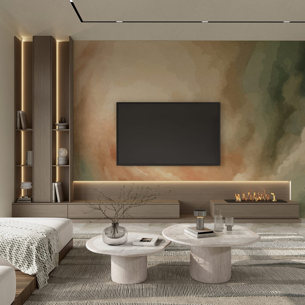 Wolken draaien naar licht — interieur 2