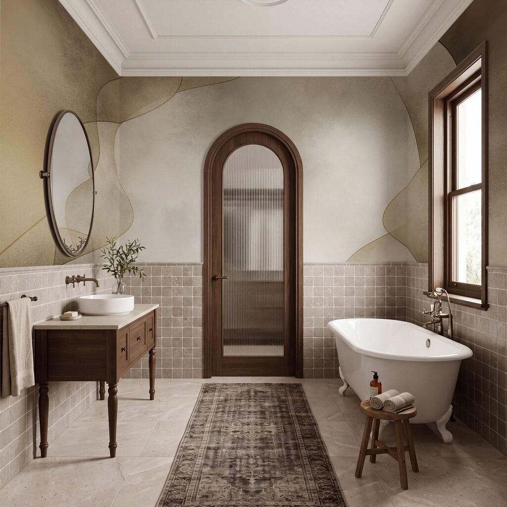 Sluiervormen rond een lichtopening — interieur 3