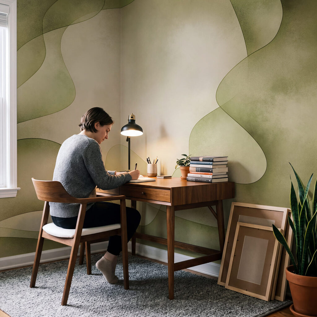 Sluiervormen rond een lichtopening — interieur 3