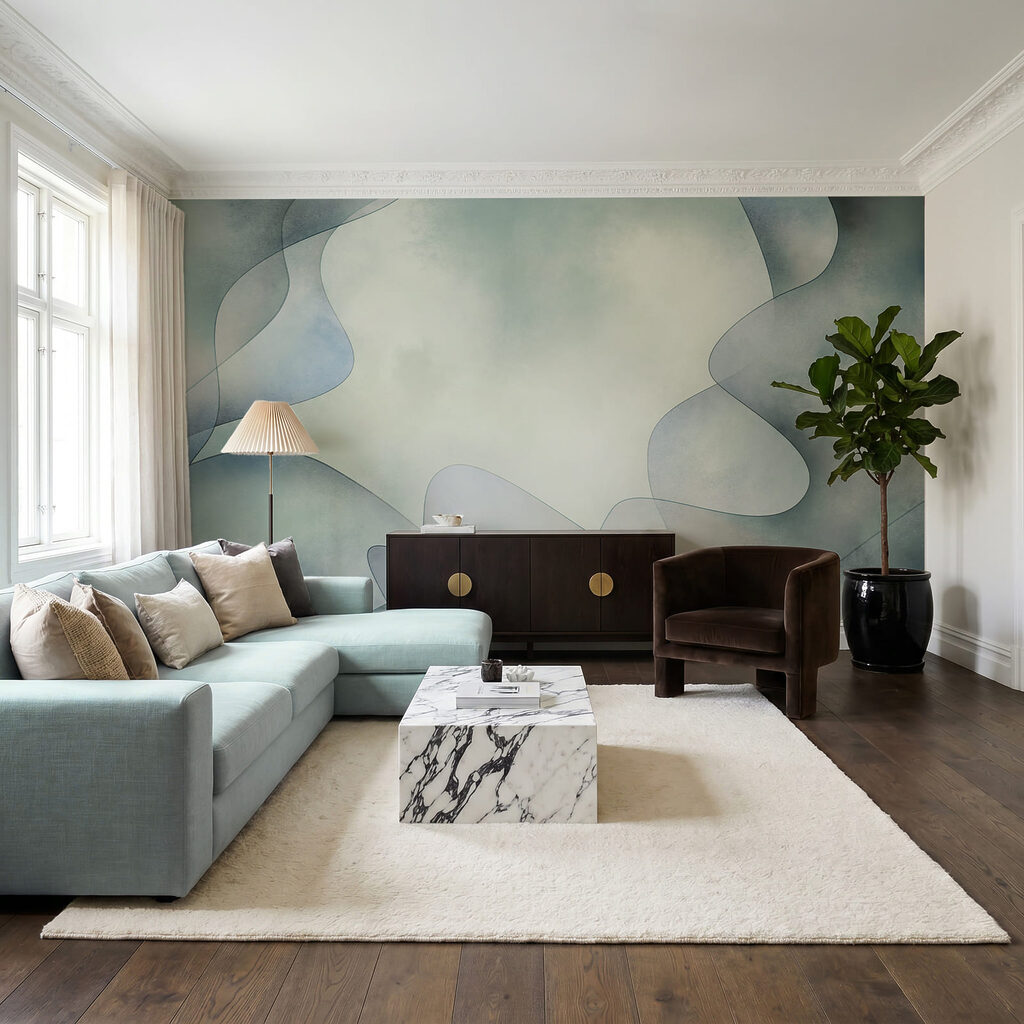 Sluiervormen rond een lichtopening — interieur 2