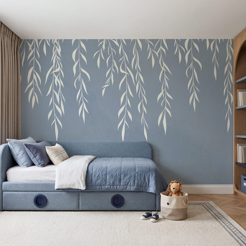 Witte twijgen hangen neer — interieur 3