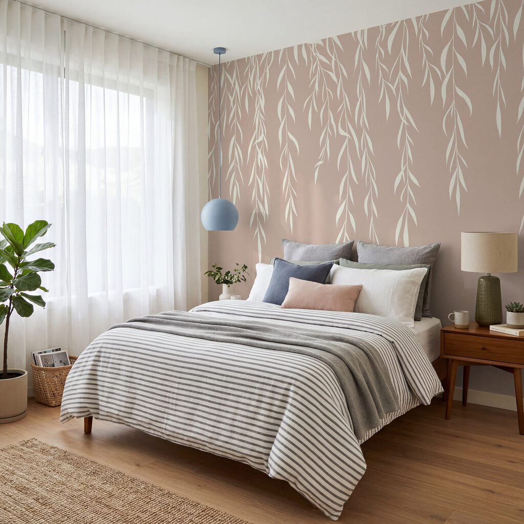 Witte twijgen hangen neer — interieur 2