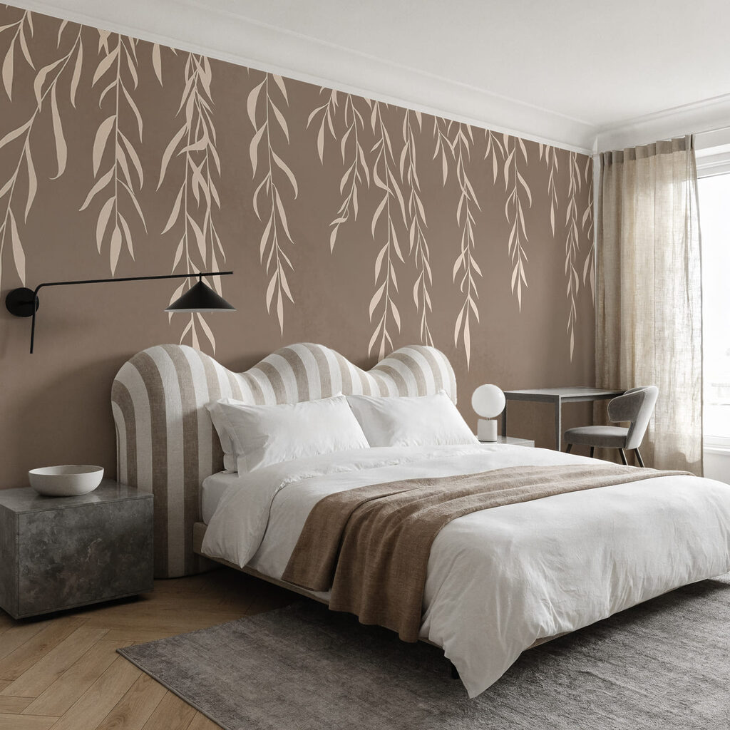 Witte twijgen hangen neer — interieur 2