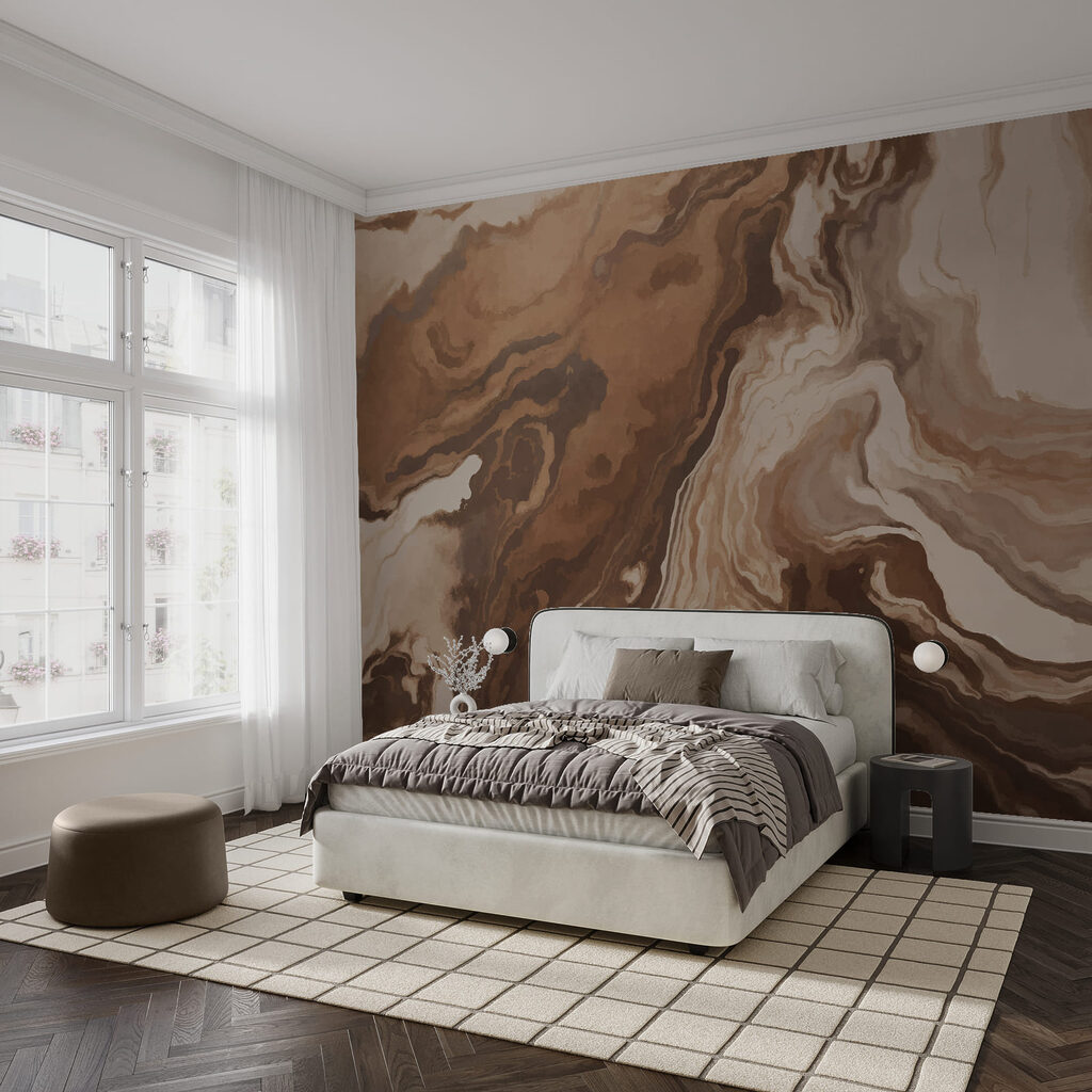Vloeiende aders in kleurstromen — interieur 2