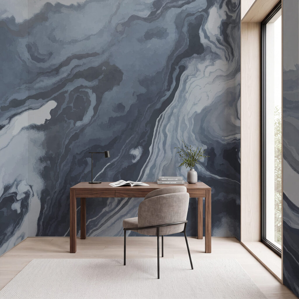 Vloeiende aders in kleurstromen — interieur 3