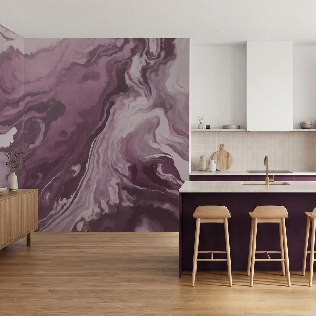 Vloeiende aders in kleurstromen — interieur 3