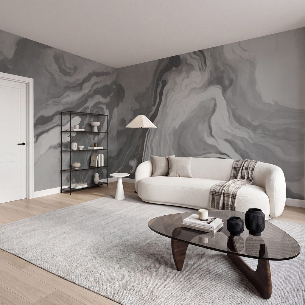 Vloeiende aders in kleurstromen — interieur 3