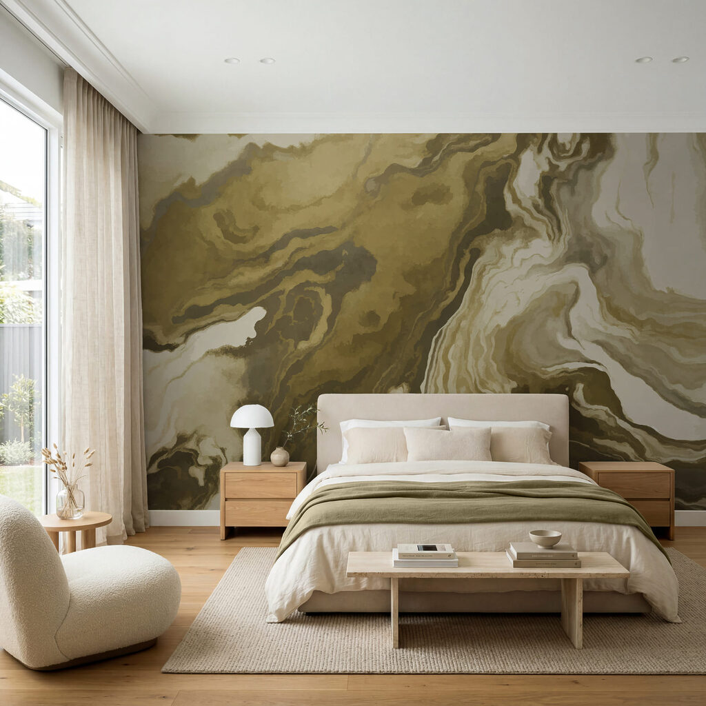 Vloeiende aders in kleurstromen — interieur 2
