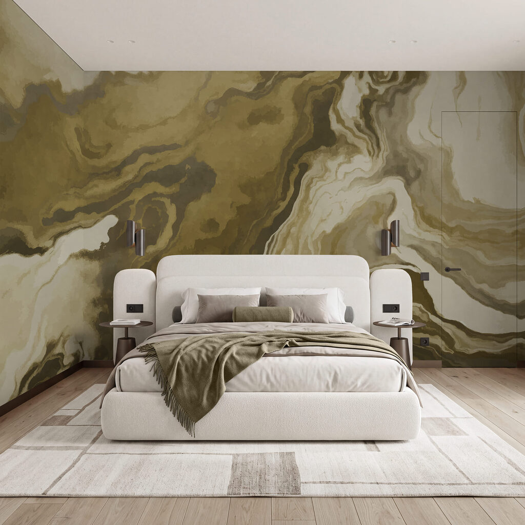 Vloeiende aders in kleurstromen — interieur 3
