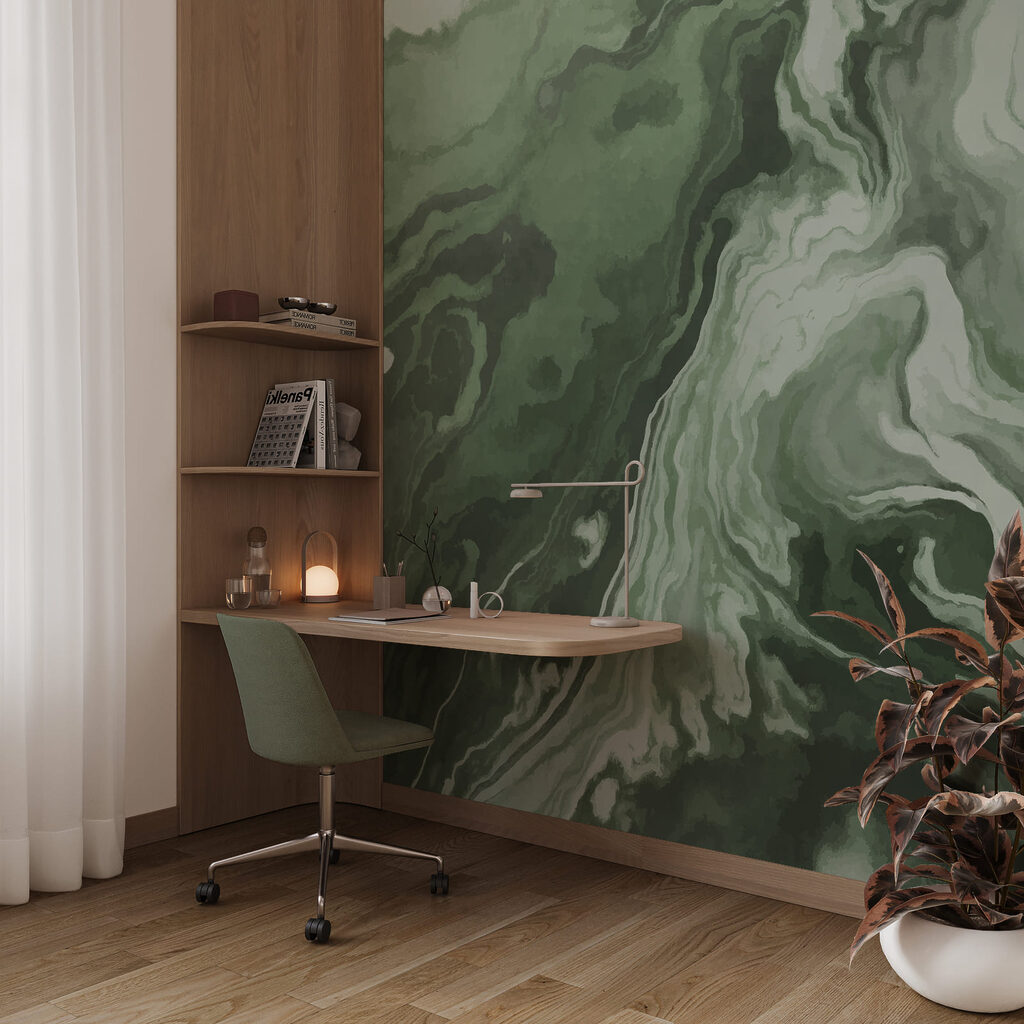 Vloeiende aders in kleurstromen — interieur 3