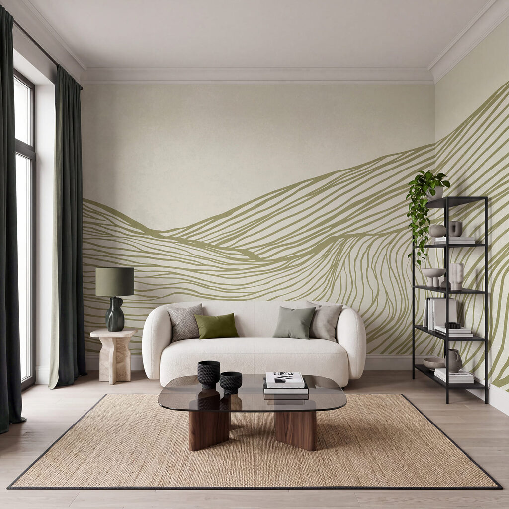 Heuvels uit lange pentrekken — interieur 1