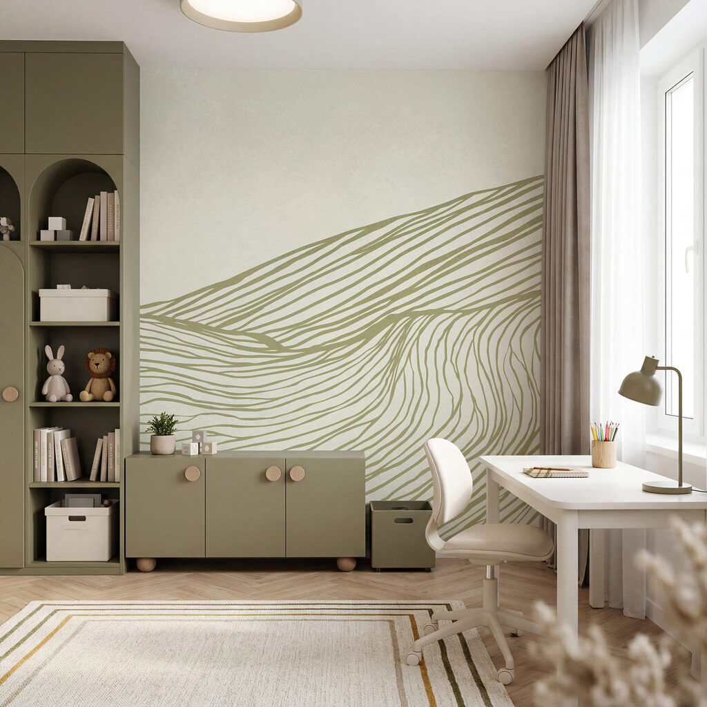 Heuvels uit lange pentrekken — interieur 3