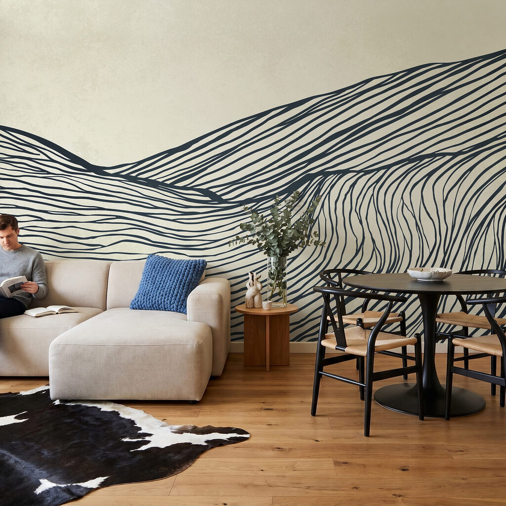 Heuvels uit lange pentrekken — interieur 3