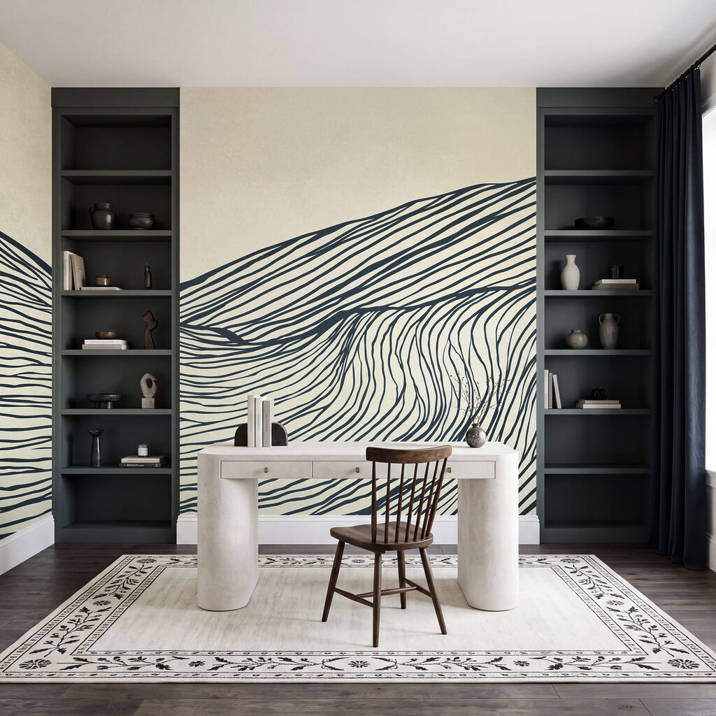 Heuvels uit lange pentrekken — interieur 1
