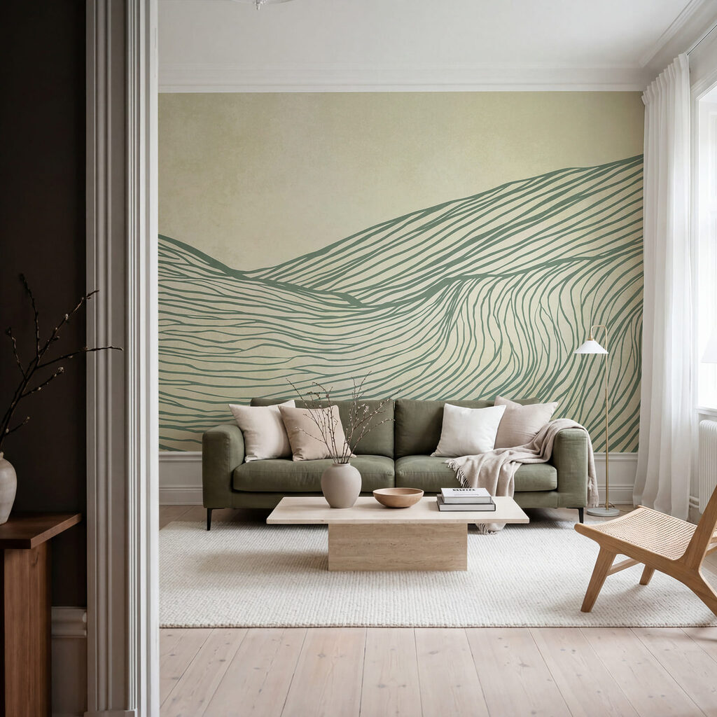 Heuvels uit lange pentrekken — interieur 1