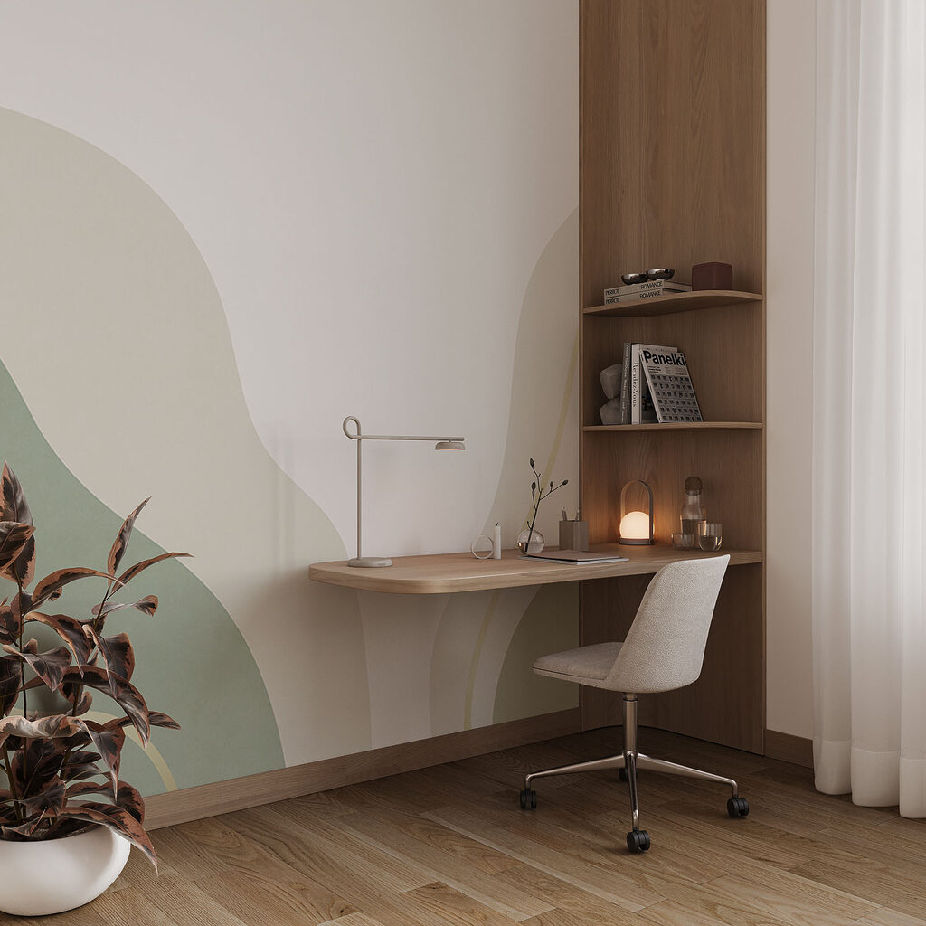 Dal in zachte kleuren — interieur 1