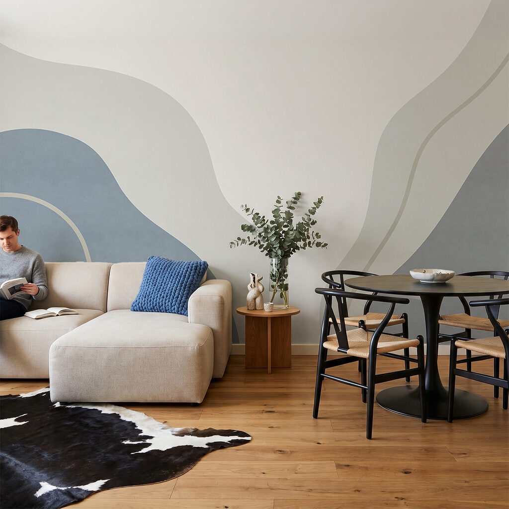 Dal in zachte kleuren — interieur 1