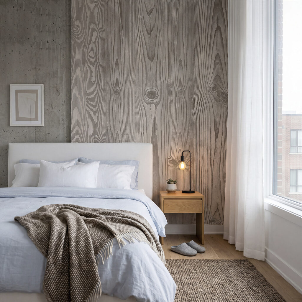 Houtnerven in lichte banen — interieur 2