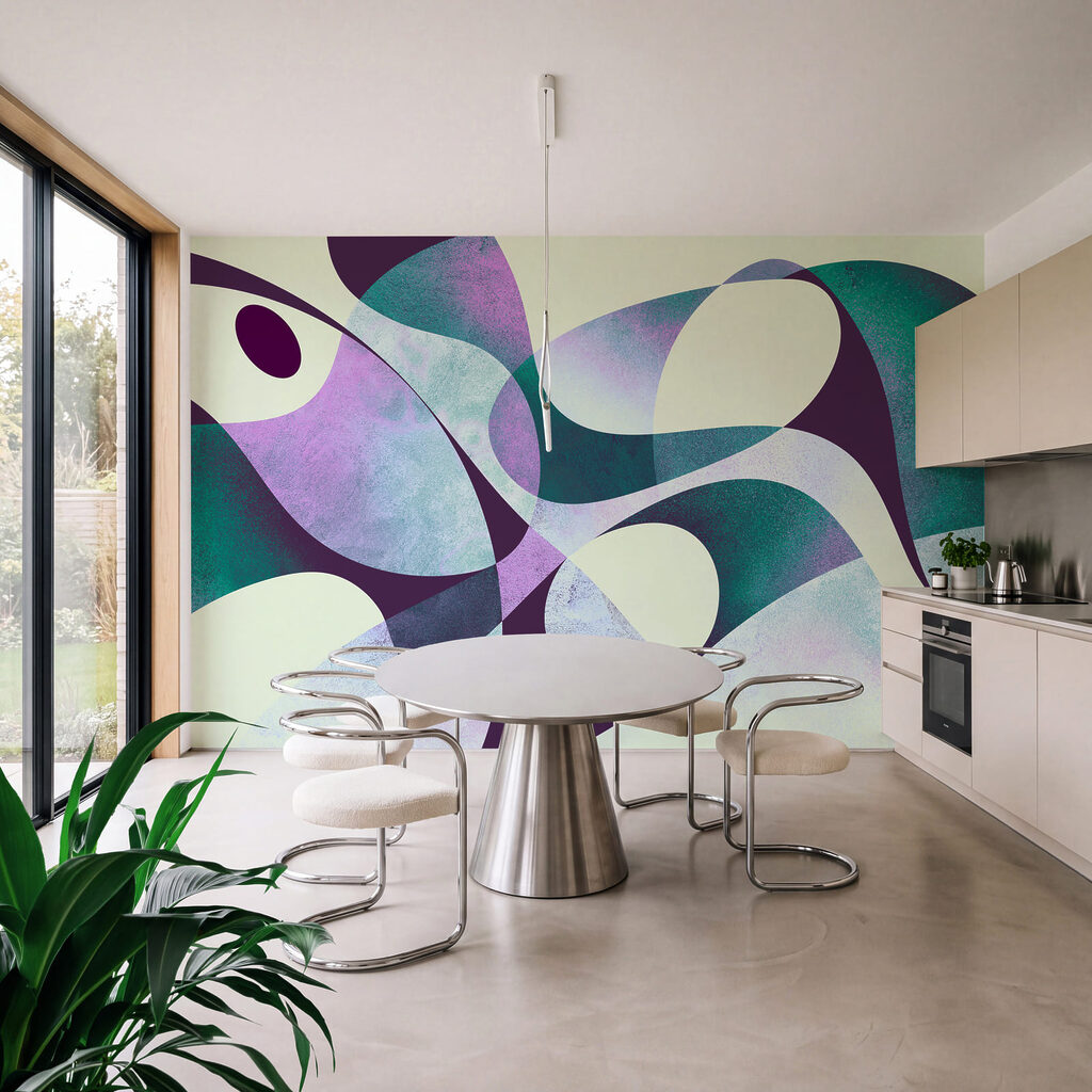 Vormen vloeien door elkaar — interieur 1