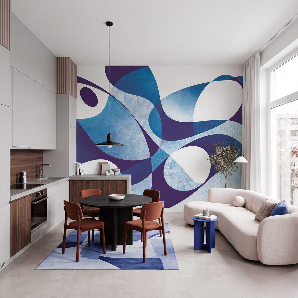 Vormen vloeien door elkaar — interieur 1