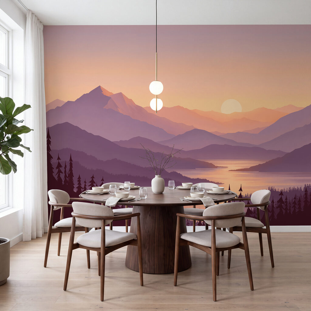 Bergmeer onder de avondzon — interieur 4
