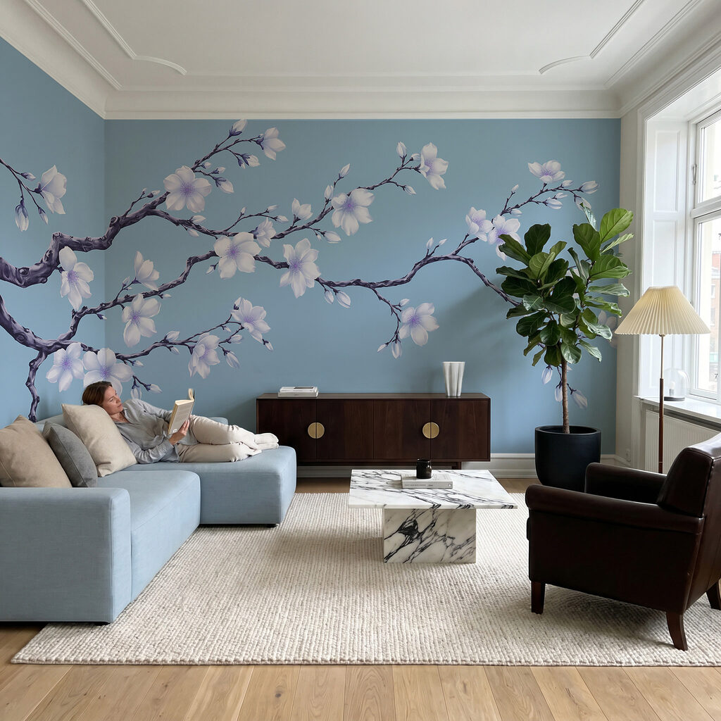 Bloesem aan de tak — interieur 4