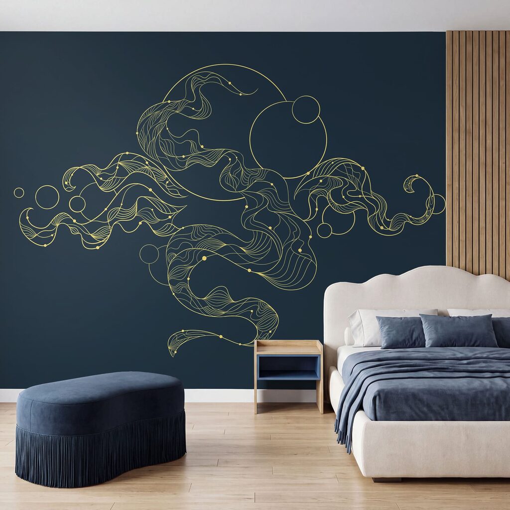 Geel en zwart ontwerp — interieur 1