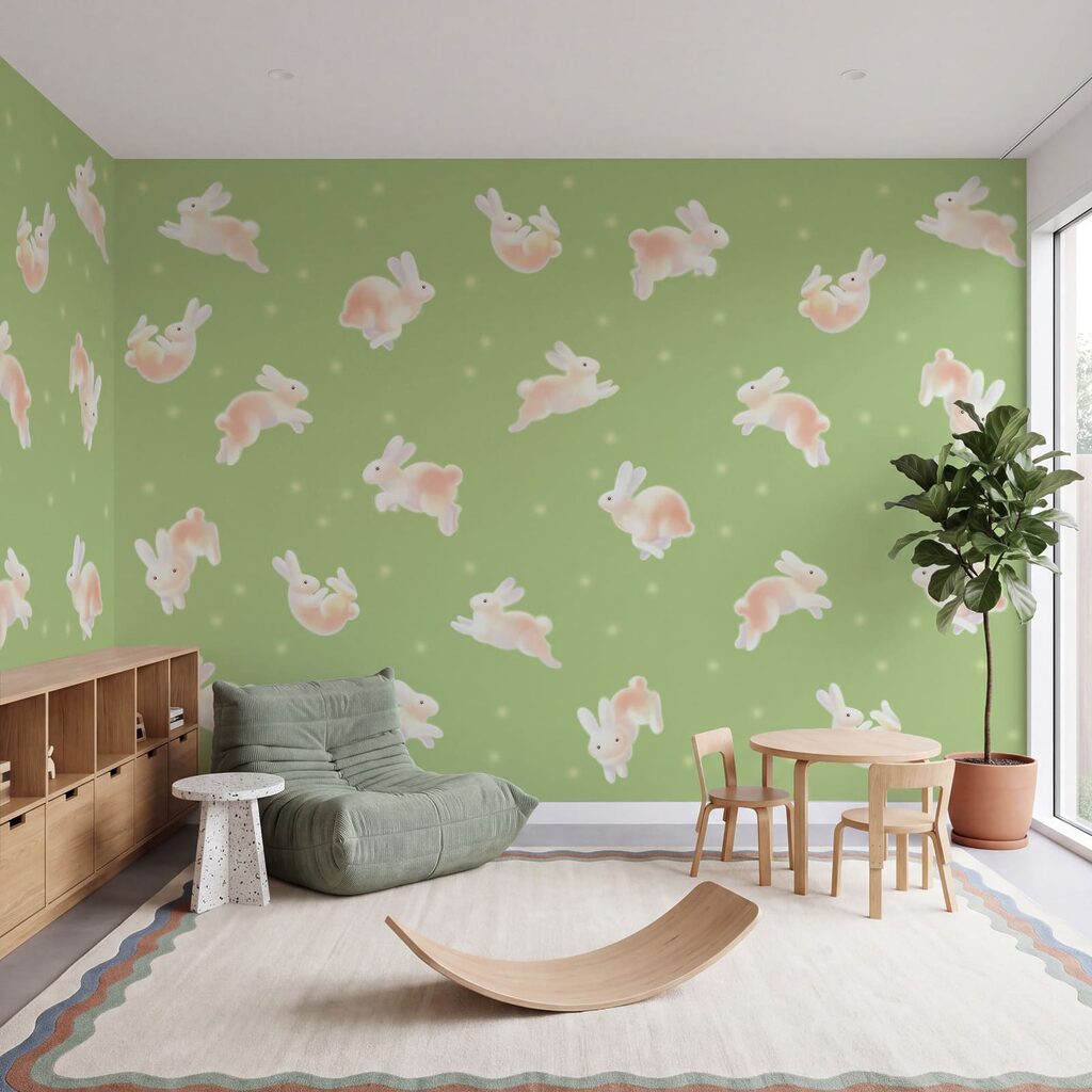 Huppelende konijnen — interieur 2