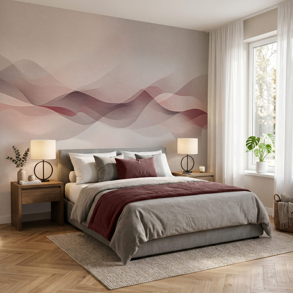 Doorschijnende golven langs horizon — interieur 1