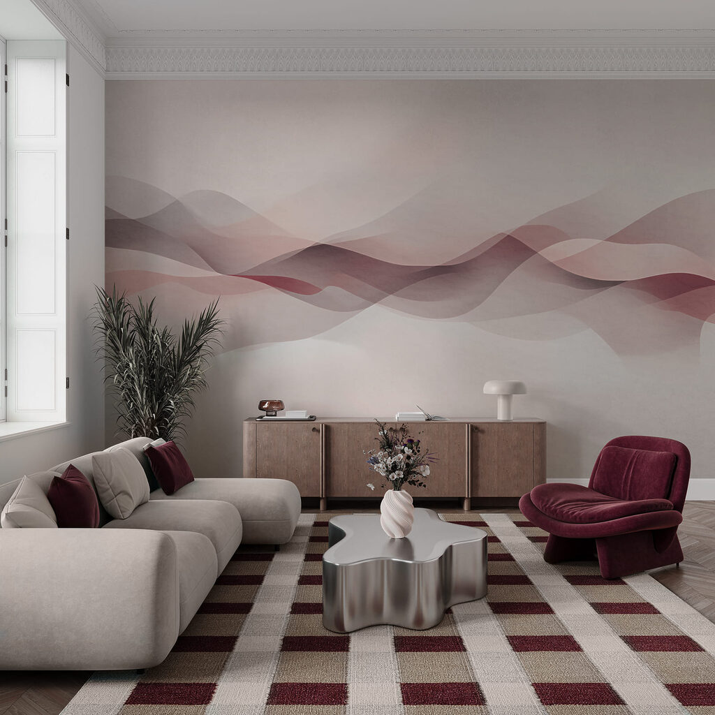 Doorschijnende golven langs horizon — interieur 2