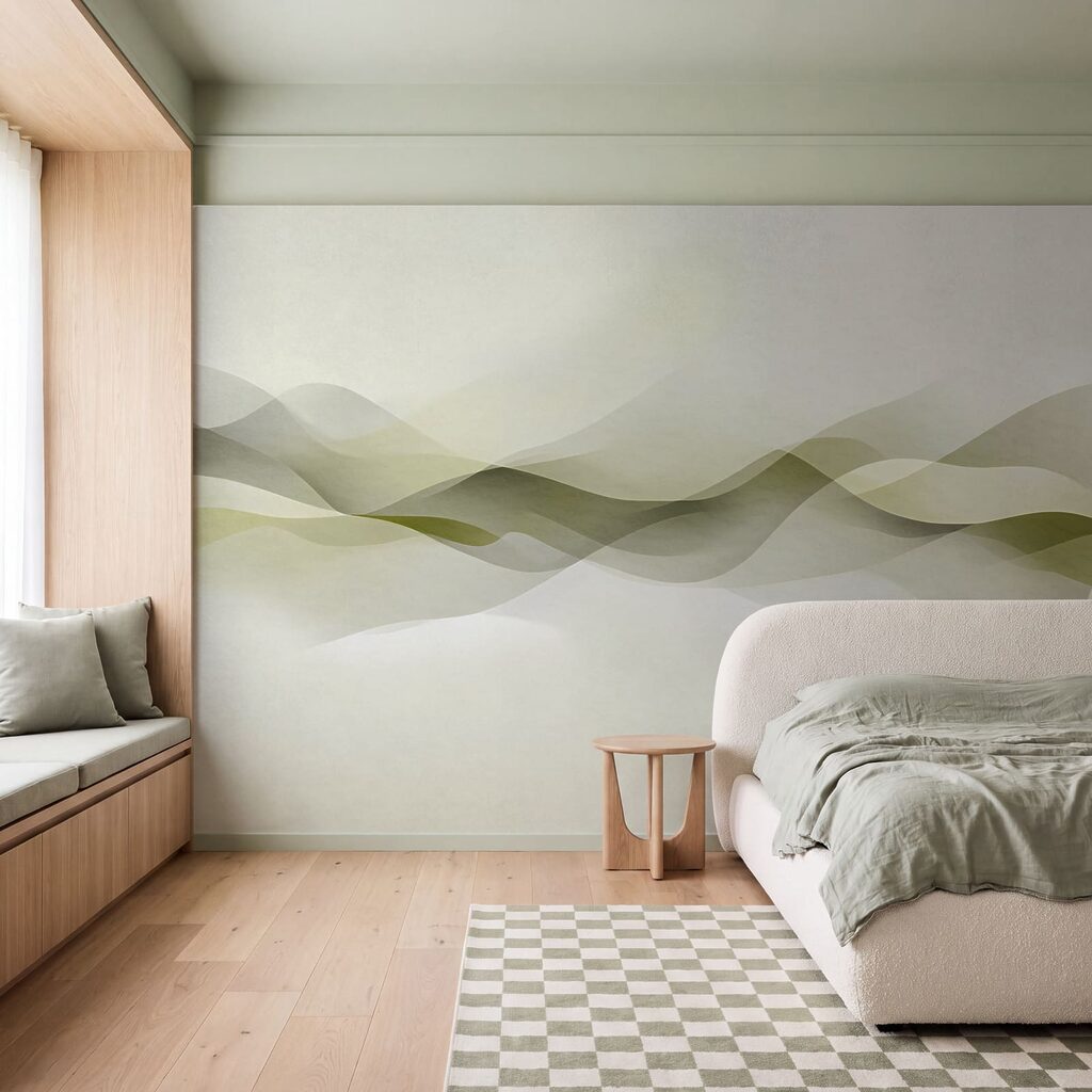 Doorschijnende golven langs horizon — interieur 1