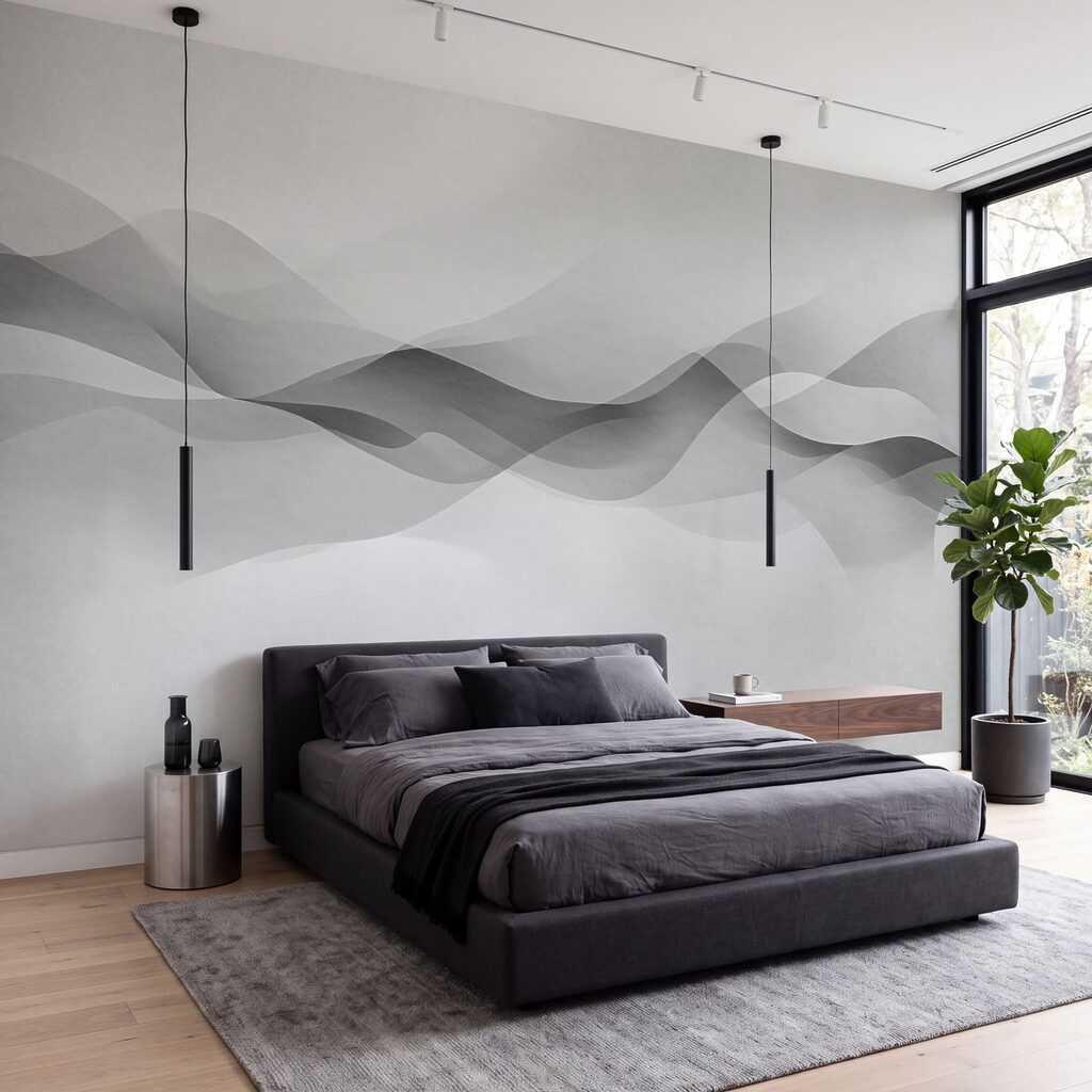 Doorschijnende golven langs horizon — interieur 1
