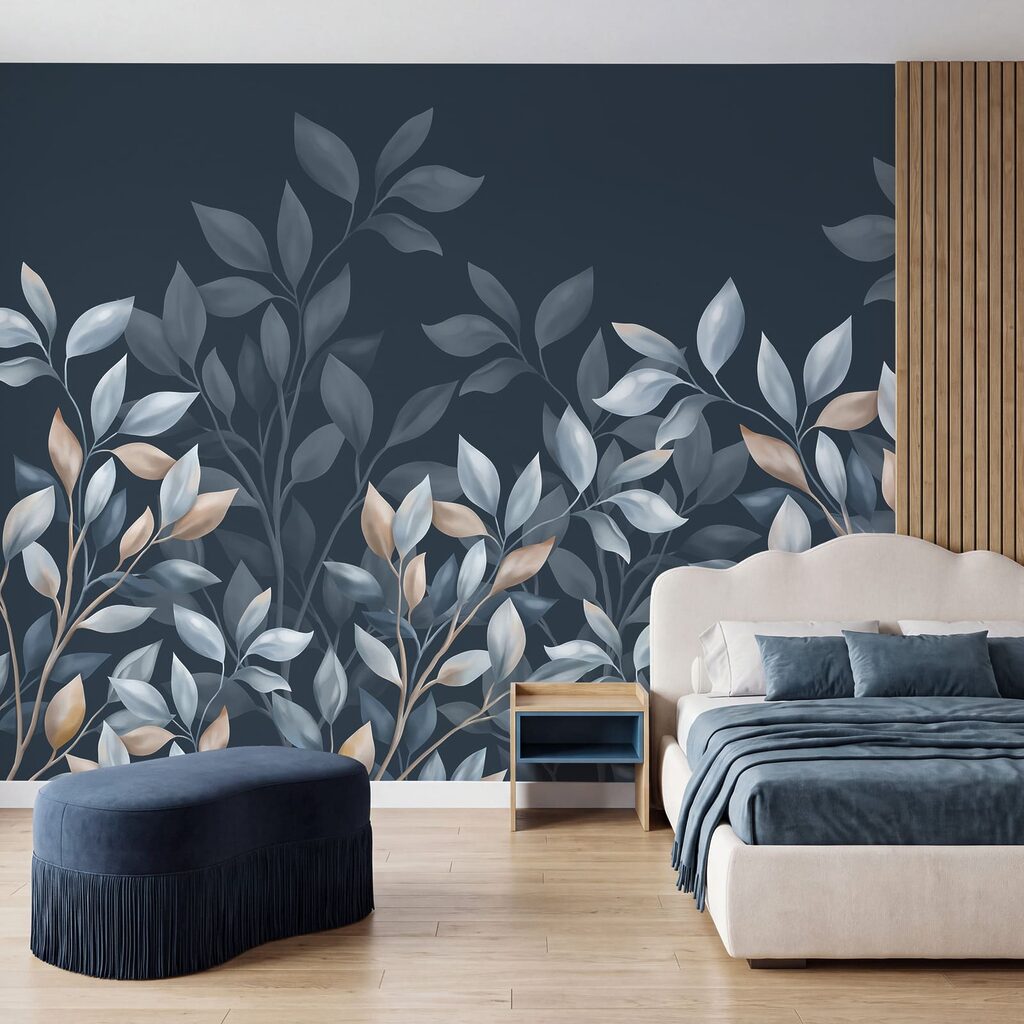 Bladtakjes met zachte glans — interieur 1