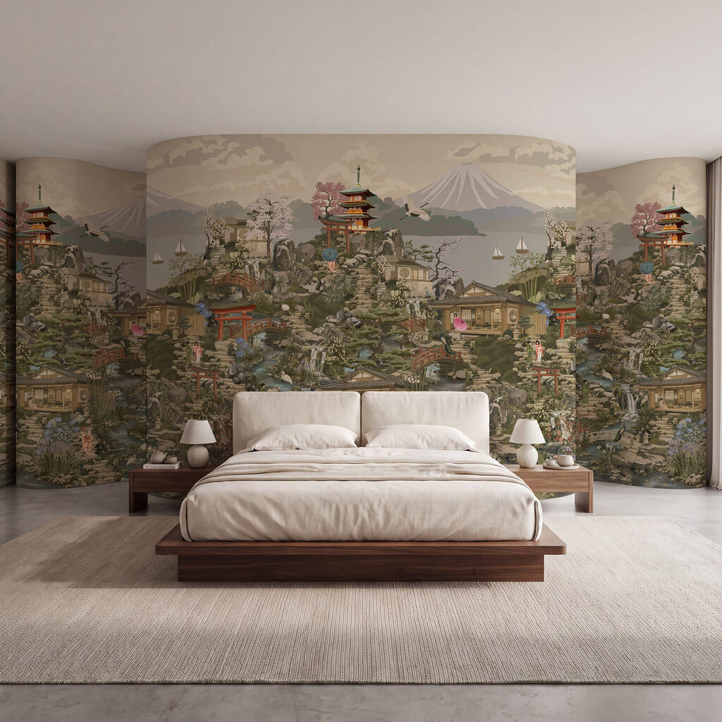 Pagodes in dicht landschap — interieur 2