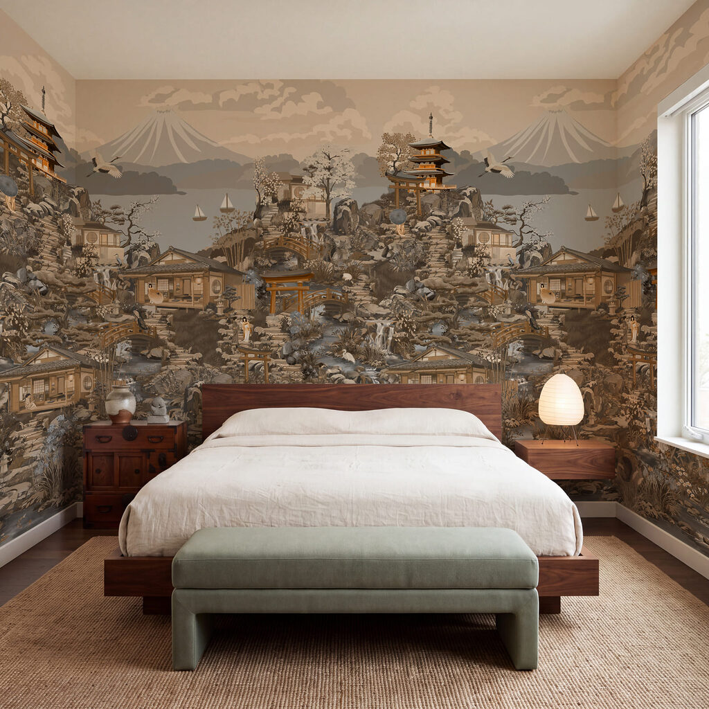 Pagodes in dicht landschap — interieur 2