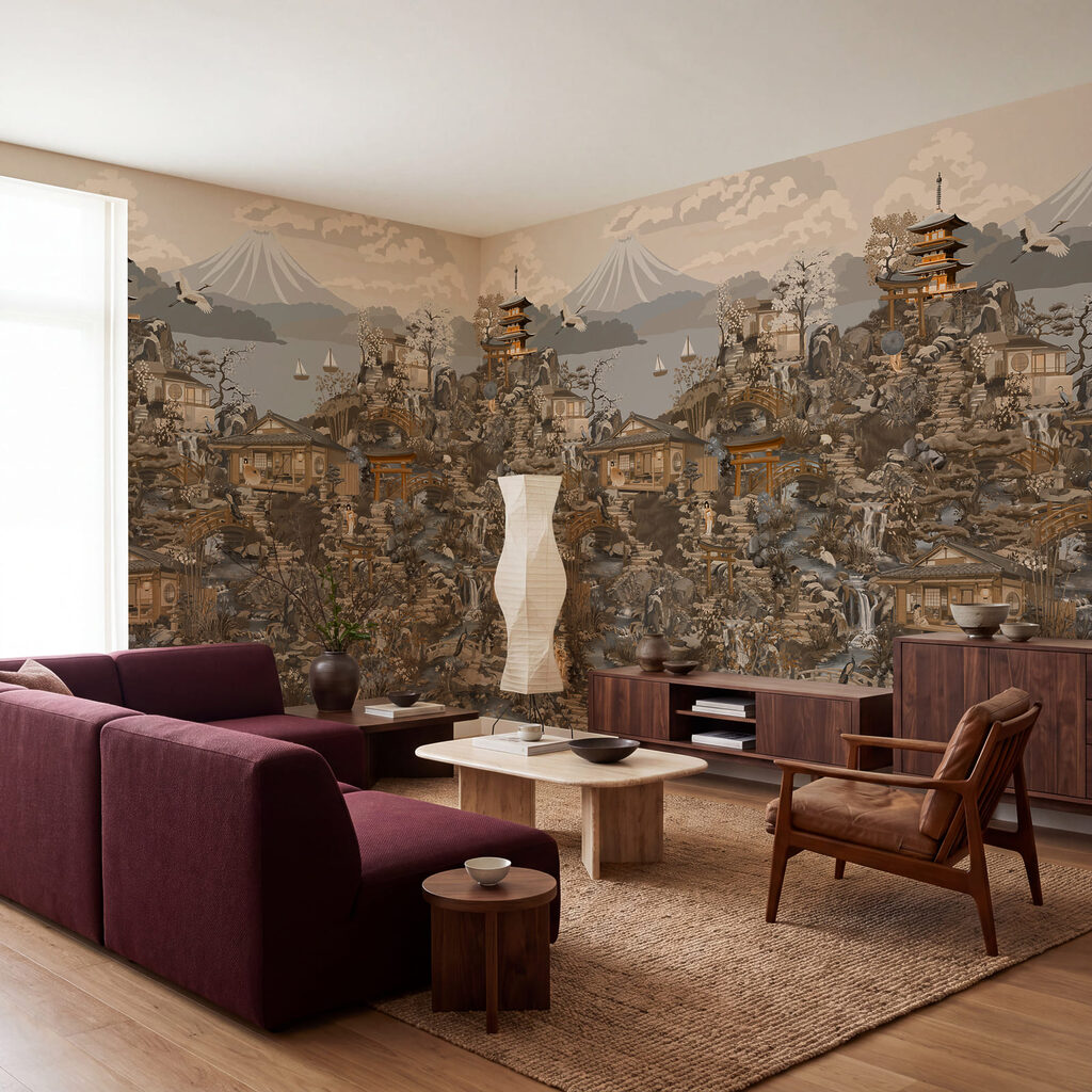 Pagodes in dicht landschap — interieur 4