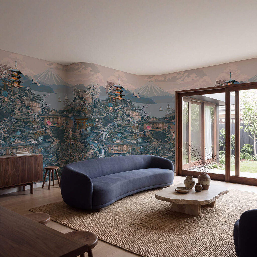 Pagodes in dicht landschap — interieur 3