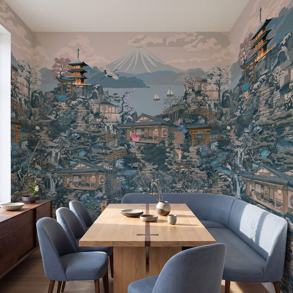Pagodes in dicht landschap — interieur 5