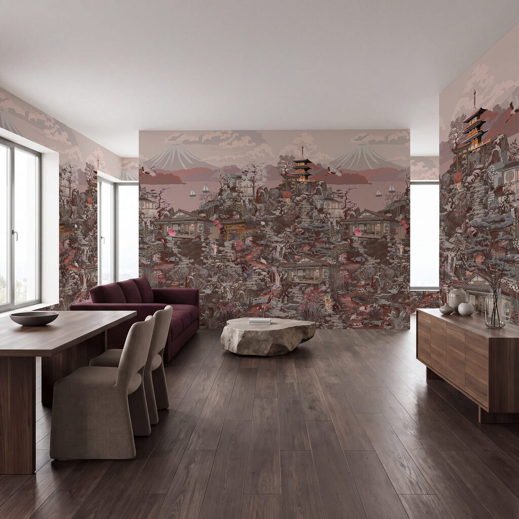 Pagodes in dicht landschap — interieur 3