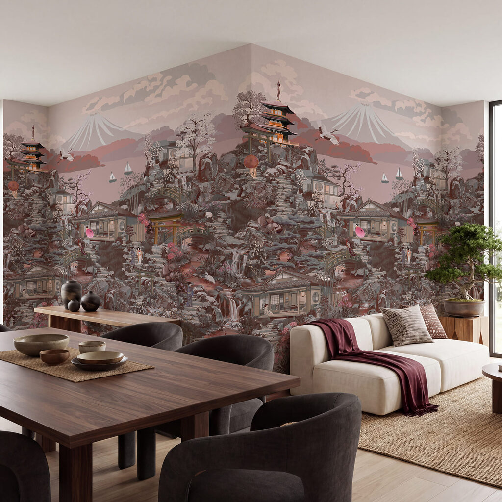 Pagodes in dicht landschap — interieur 6