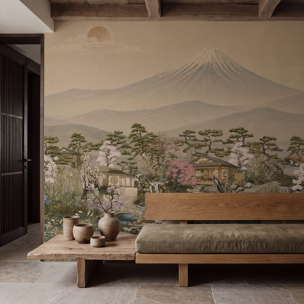 Pagode voor een berg — interieur 1