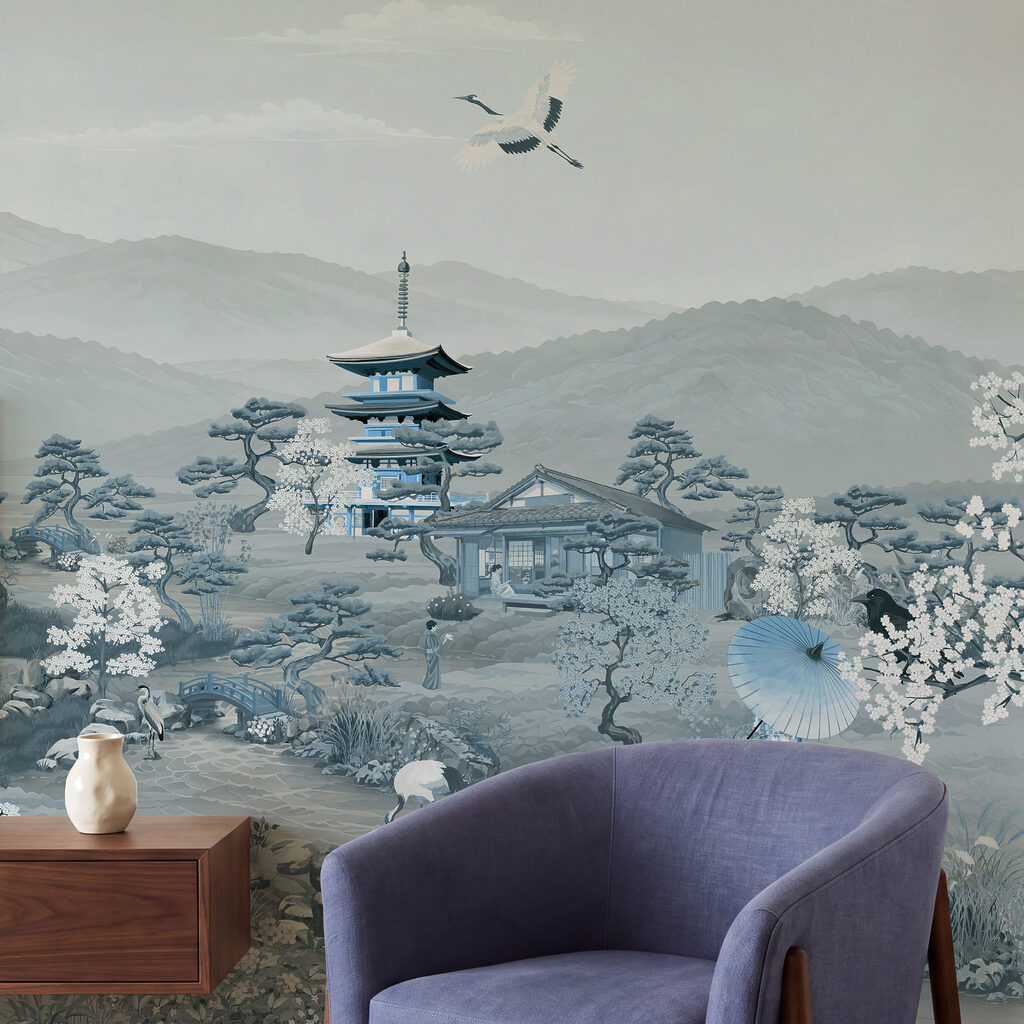 Pagode voor een berg — interieur 1