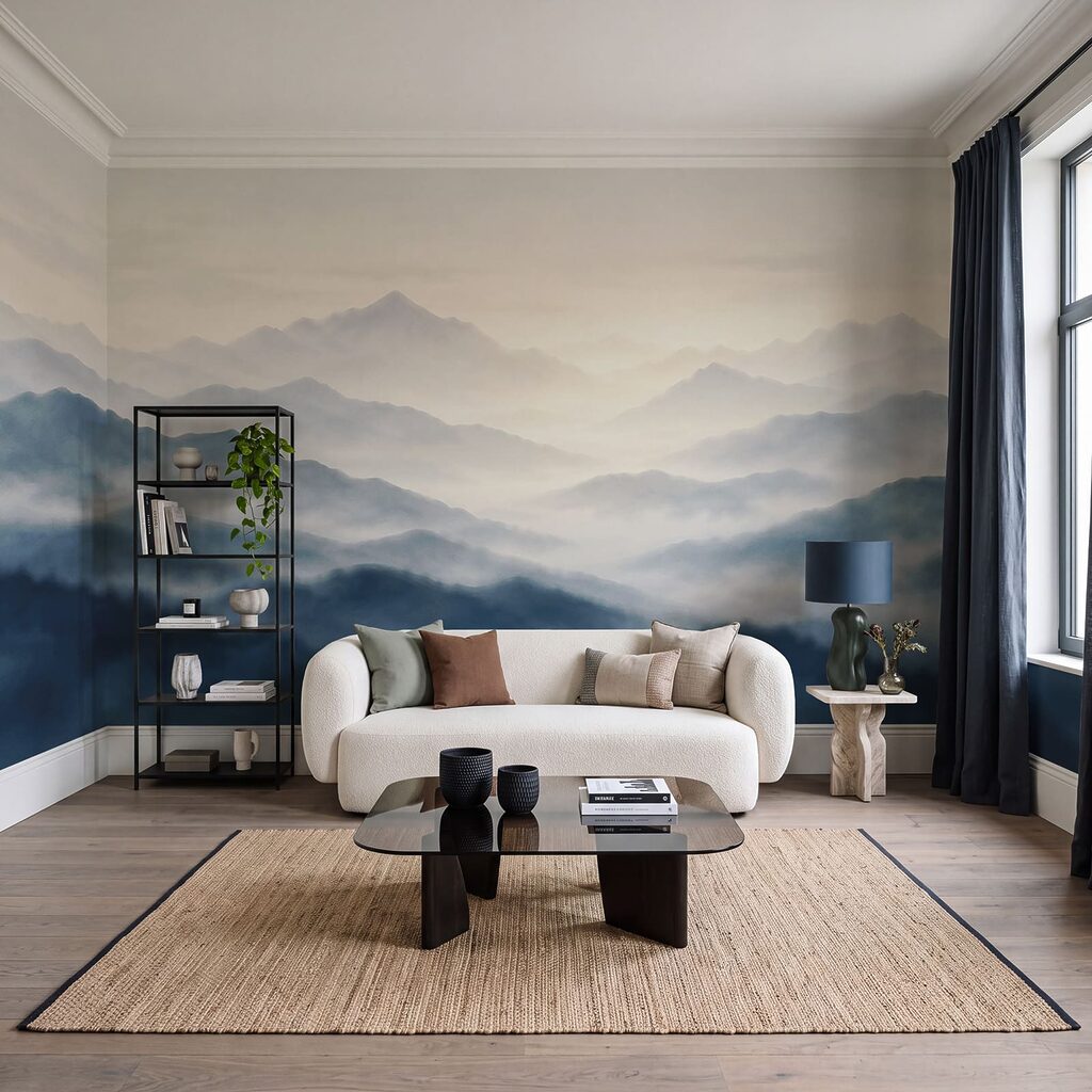 Bergnevel in diepe lagen — interieur 2