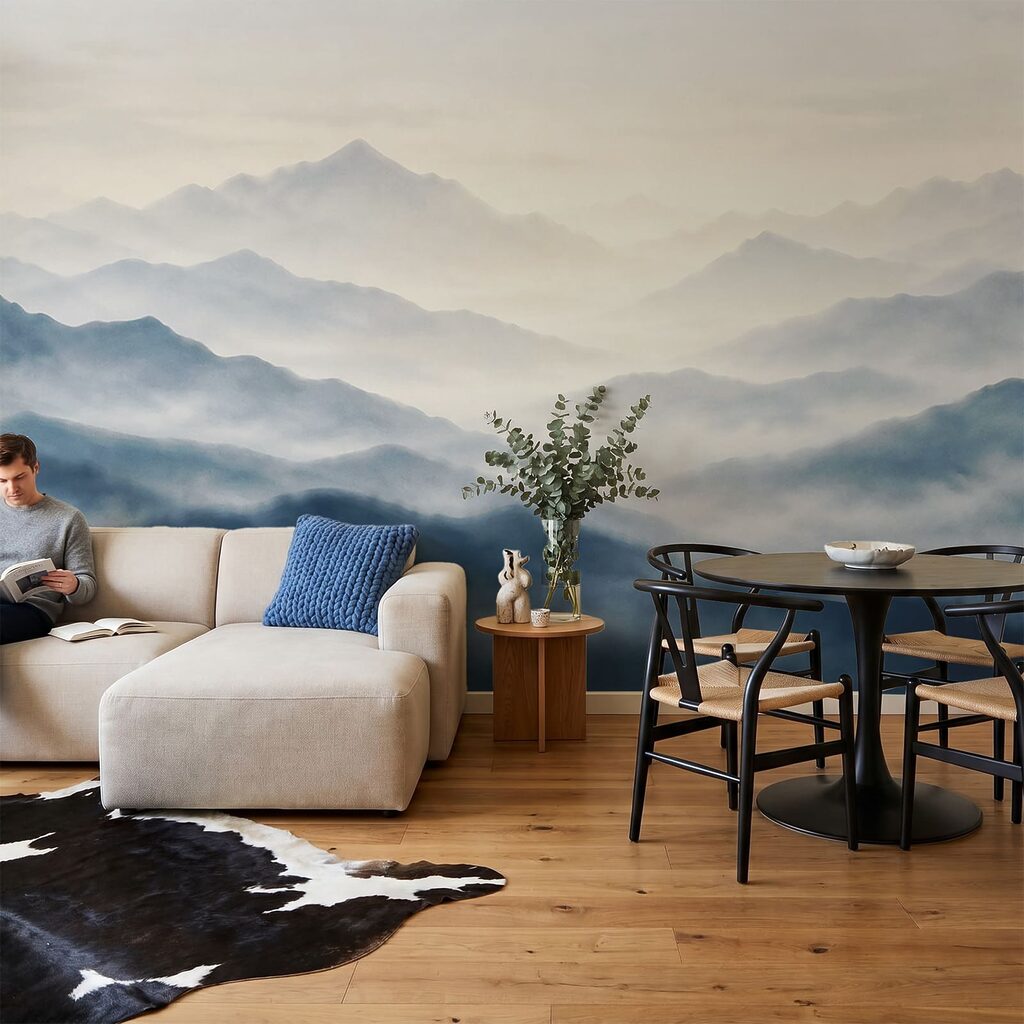 Bergnevel in diepe lagen — interieur 3